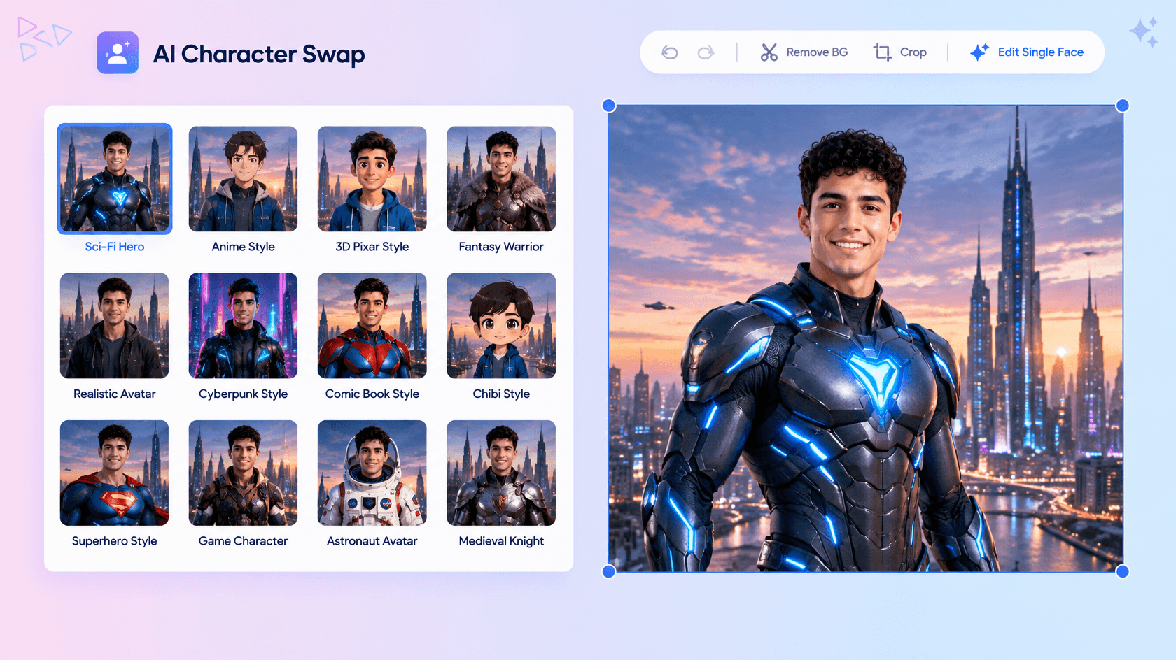 Explore Multiple Character Variations